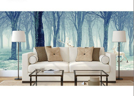 High Image Definition Digital Printing On Glass Scratch Resistant For Living Room